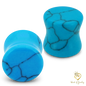 “Bluefire” – Turquoise Gauges That Speak in Color and Courage